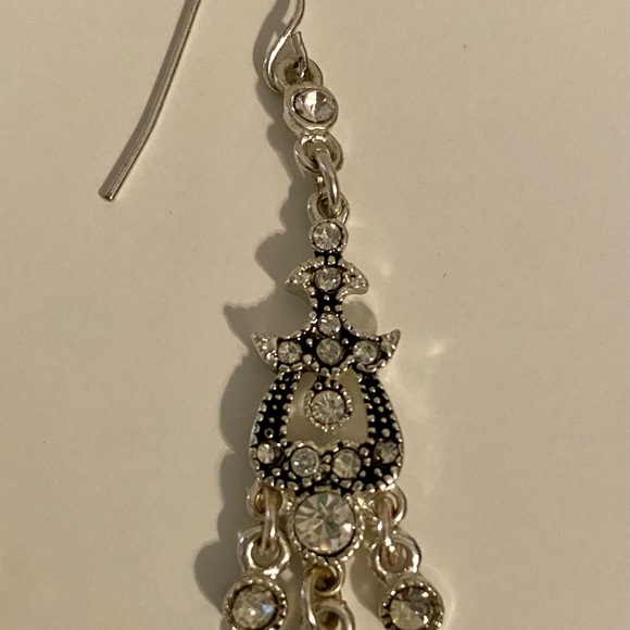 Beautiful crystal chandelier earrings - Picture 4 of 6